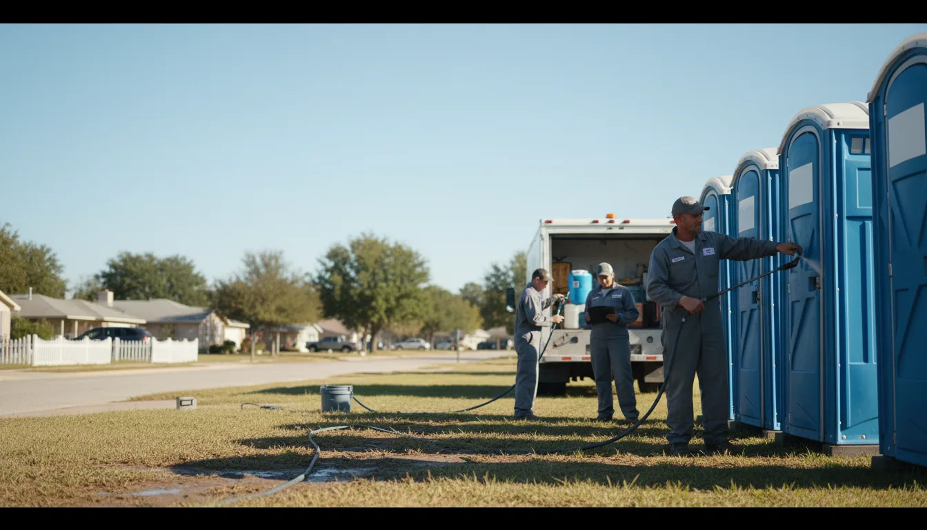 Long-Term Portable Toilet Rental in Mackinaw, IL near me